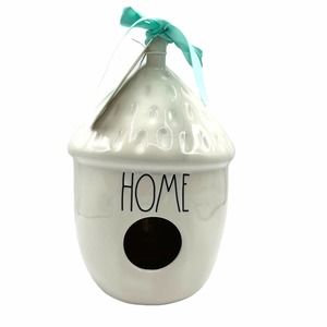 Rae Dunn Home Ceramic Acorn with Blue Ribbon